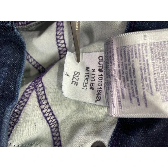 NYDJ Women's Billie Mini Bootcut Size 4 Dark Wash Mid Rise Lift Tuck Casual - Picture 10 of 12